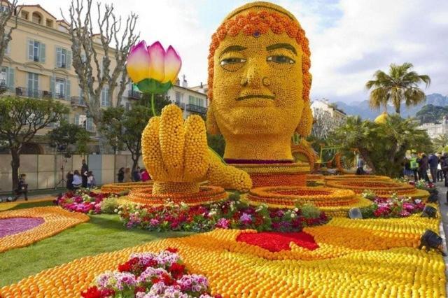 Le Jardin Des Muses -Parking Prive - Centre-Ville - Bord De Mer Menton Bagian luar foto